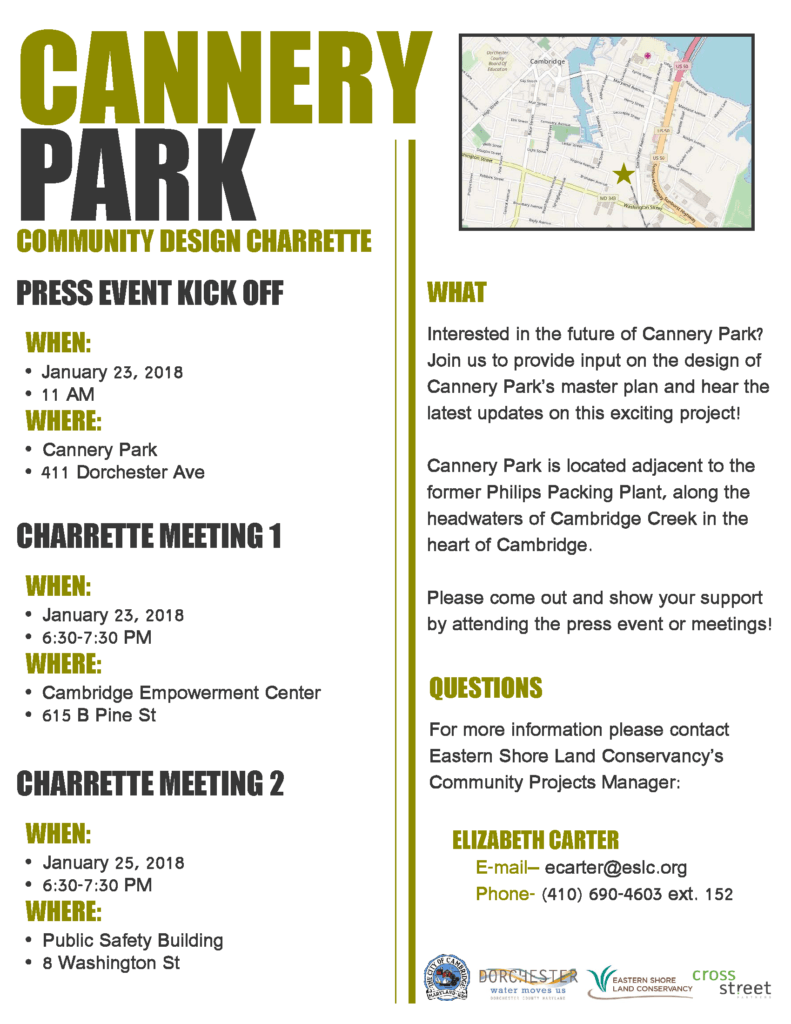 Cannery Park flyer