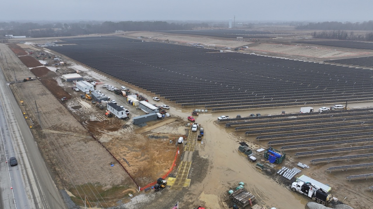Kent County's Morgnec solar project, shown above, is located entirely within Chestertown's growth area.